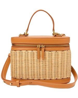 J.McLaughlin Lyla Wicker Handbag - Brown
