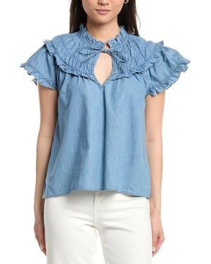 Sail To Sable Flutter Top - Blue