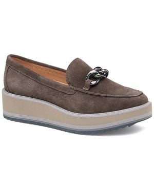 Johnston & Murphy Trista Leather Bootie - Grey