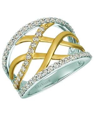 Le Vian 14K 0.86 Ct. Tw. Diamond Cocktail Ring - Blue
