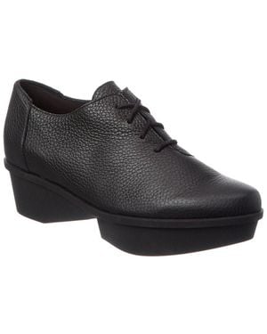 Arche Naorro Leather Platform Sneaker - Black
