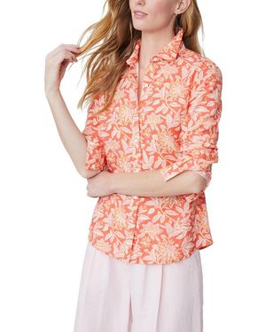J.McLaughlin Lois Linen-blend Blouse - Pink