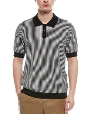 FOR THE REPUBLIC Knit Polo Shirt - Grey