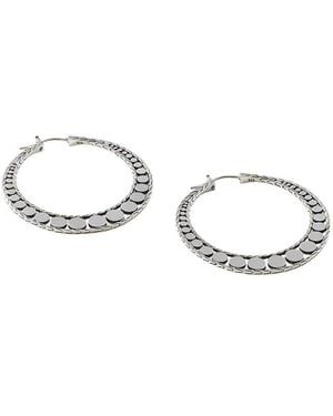 John Hardy Essentials Dot Earrings - Metallic