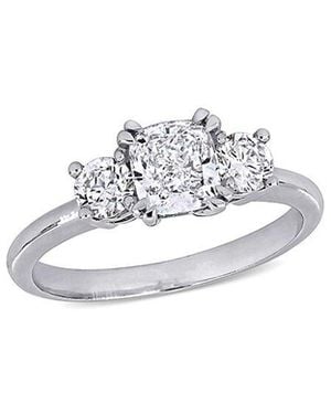 Rina Limor 14K 1.50 Ct. Tw. Diamond Three-Stone Ring - White