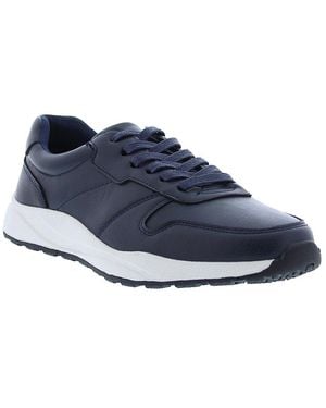 English Laundry Asher Leather Trainer - Blue