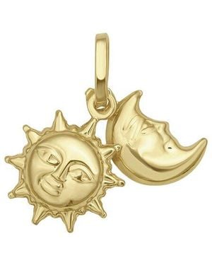 Italian Gold 14K Charm Pendant - Metallic