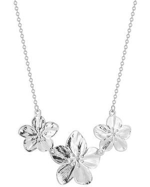 Glaze Jewelry Plated Necklace - Metallic