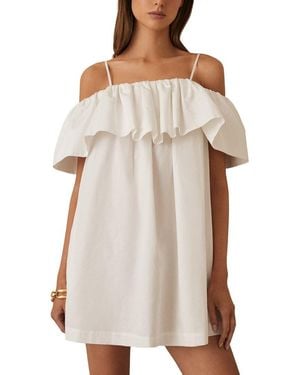 Reiss Lucia Mini Dress - White
