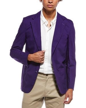 Officine Generale Officine Generale Arthus Poplin Jacket - Blue