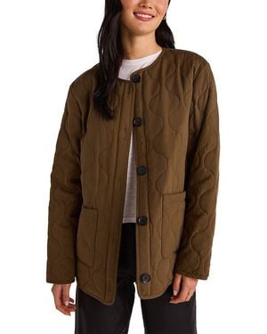 Bella Dahl Quilted Jacket - Brown