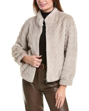 La Fiorentina Mink Jacket - Natural