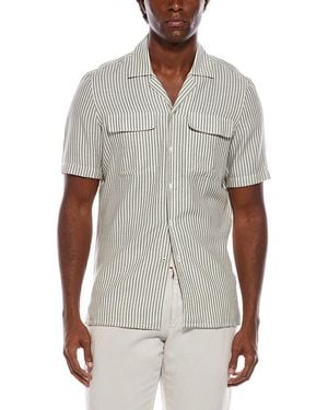 Isaia Cashmere-Blend Sport Shirt - White