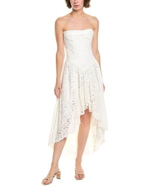 Bardot Felicidad Strapless Lace Dress - White