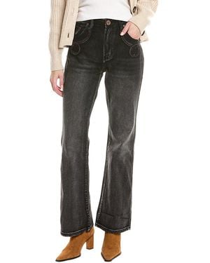 One Teaspoon Charlie Faded Slim Bootcut Jean - Black