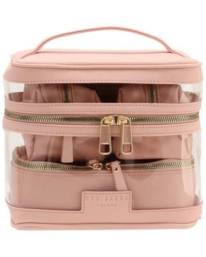 Ted Baker 4pc Train Case Set - Pink