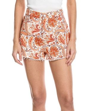 Etro Rocket Denim Short - Red