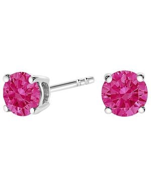 Haus of Brilliance 14K 0.50 Ct. Tw. Lab-Grown Diamond Stud Earrings - Pink