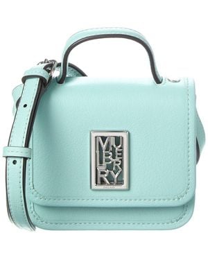 Mulberry Sadie Micro Leather Shoulder Bag - Blue
