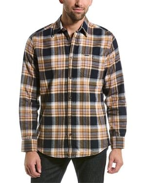 Point Zero Brush Flannel Shirt - Black