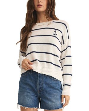Z Supply Anchors Away Sweater - White