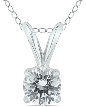 True Diamond 14k 0.37 Ct. Tw. Diamond Necklace - White