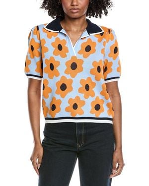 Nanette Lepore Polo Jumper - Orange
