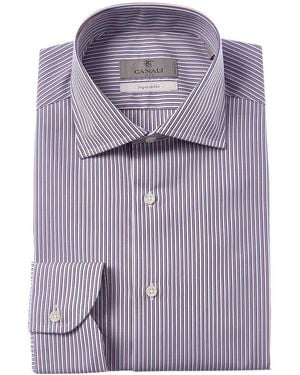 Canali Dress Shirt - Purple