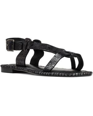 Donald J Pliner Eliya Leather Sandal - Black