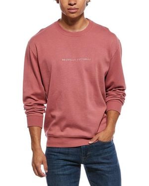 Brunello Cucinelli Crewneck Sweatshirt - Red