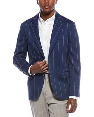 Brunello Cucinelli Wool -Blend Jacket - Blue