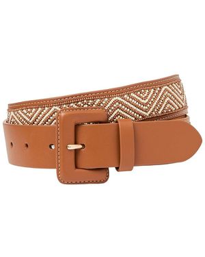 J.McLaughlin Jema Leather Belt - Brown