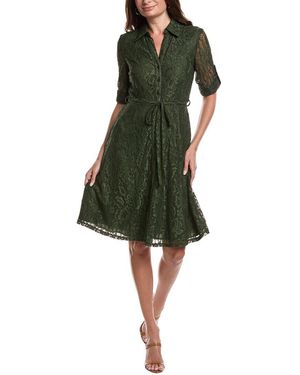 Nanette Lepore Lace Midi Dress - Green