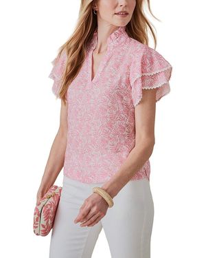J.McLaughlin Elara Blouse - Red