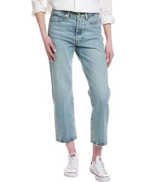 FRAME Frame The Vertical Scheme Crop Jean - Blue