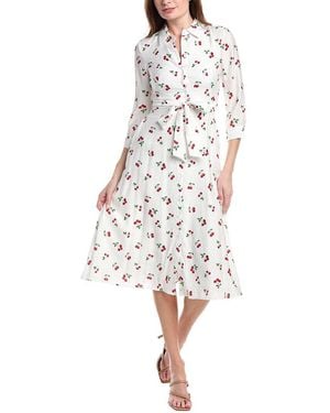 Sam Edelman Cherry Print Shirtdress - White