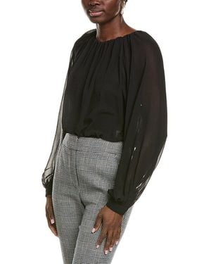 Endless Rose Sheer Balloon Bodysuit - Black
