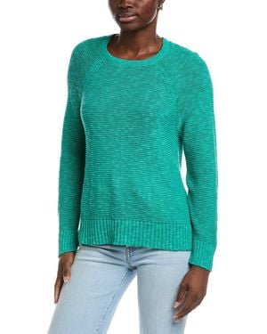 Eileen Fisher Raglan Sleeve Linen-Blend Sweater - Green