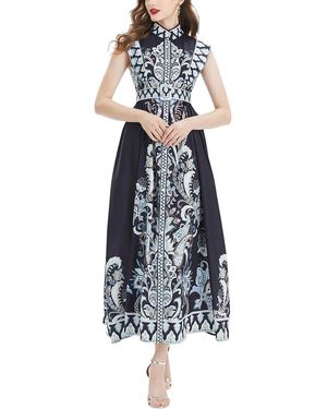 MIRA RICHI Midi Dress - Blue