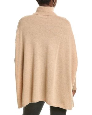 Brodie Cashmere Luxe Wool Cashmere Blend Poncho in Blue Lyst