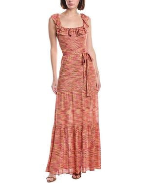 Eliza J Sleeveless Maxi Dress - Red