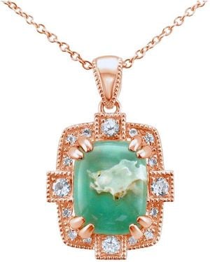 Le Vian Peacock 14K Rose 2.30 Ct. Tw. Gemstone Pendant Necklace - Multicolour
