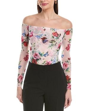 L'Agence 'Agence Peonie Bodysuit - Red