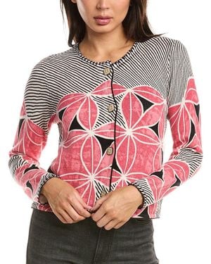 NIC+ZOE Petite Gallery Walk Cardigan - Pink