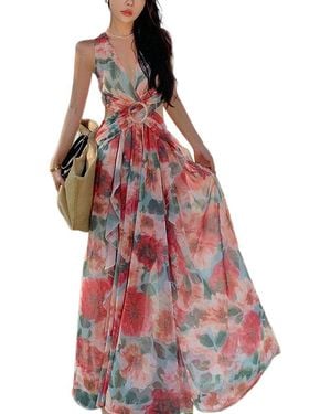 LEON GORI Maxi Dress - Red