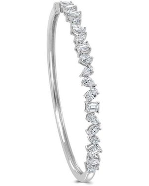 Sabrina Designs 14k 3.10 Ct. Tw. Diamond Bangle Bracelet - White