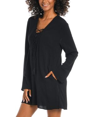 La Blanca Tunic Coverup - Blue