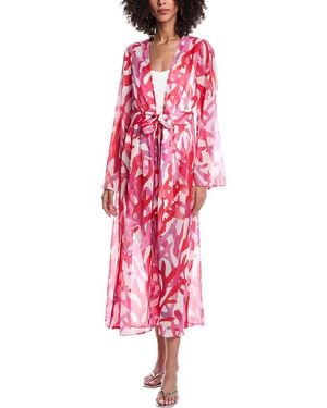 MILLY Vince Chiffon Dress - Pink