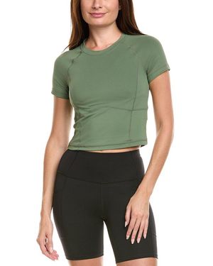 Sweaty Betty All Day Active Cropped T-Shirt - Green