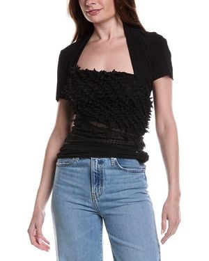 Christopher Esber Contort Shibari Jersey T-Shirt Dress - Black